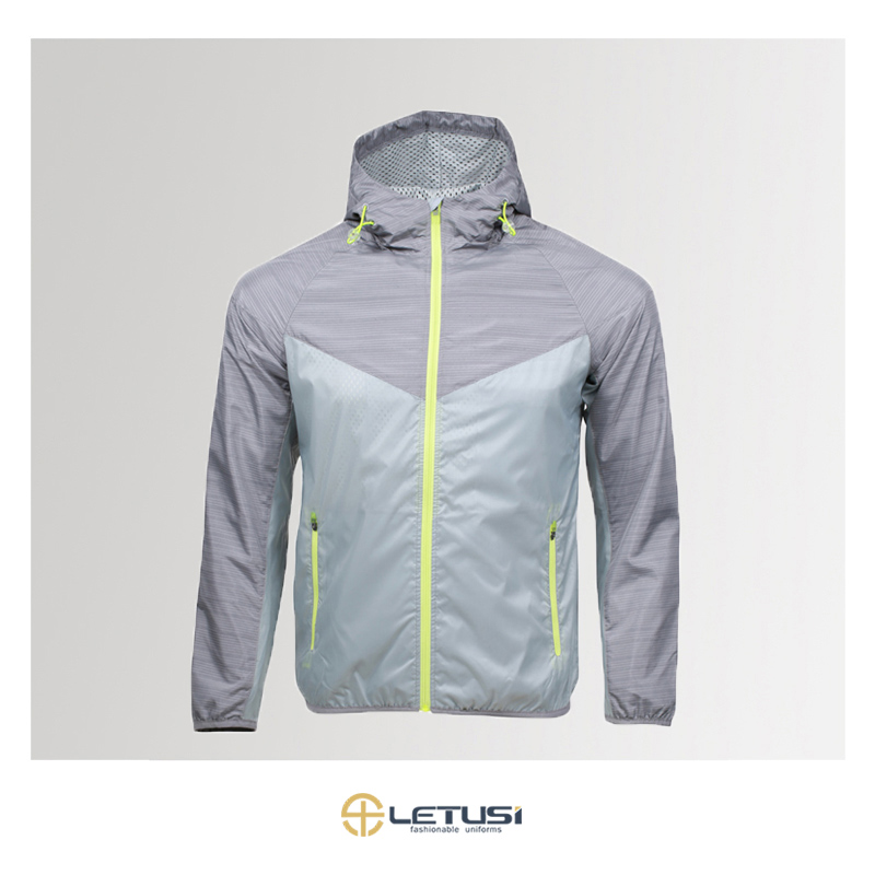 Custom UV Protection Windcheater Soft Shell Unisex Light Jacket Windbreaker for Men and Women