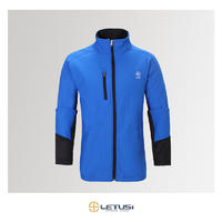 Custom Logo 100% Polyester Long Sleeve Zipper-Up Hoodies Sweatshirt for Men's Jackets Manufacturer